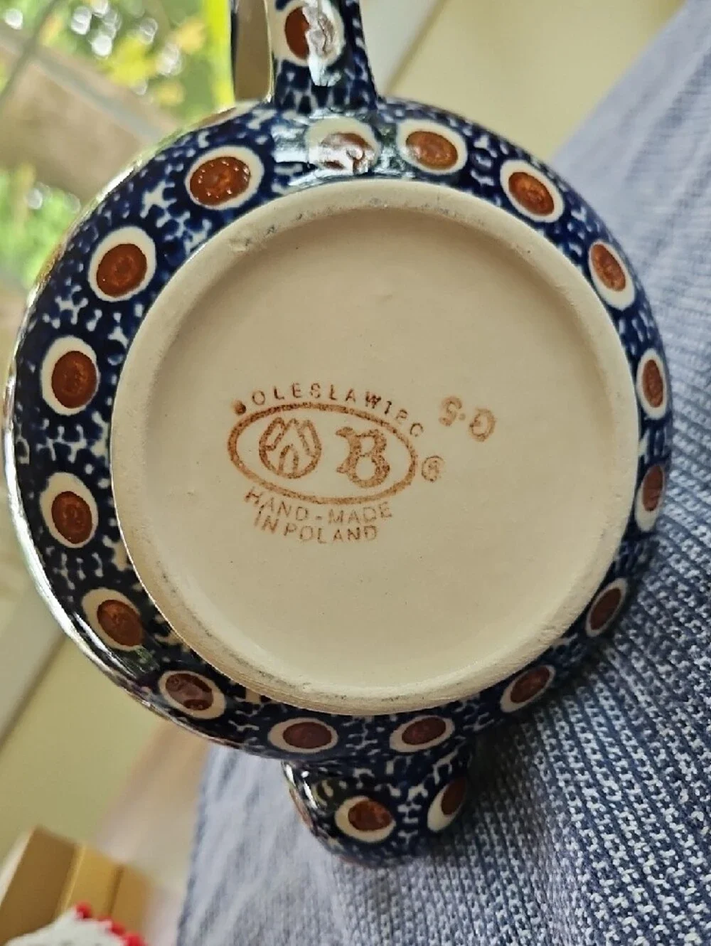 Polish Pottery Round Teapot